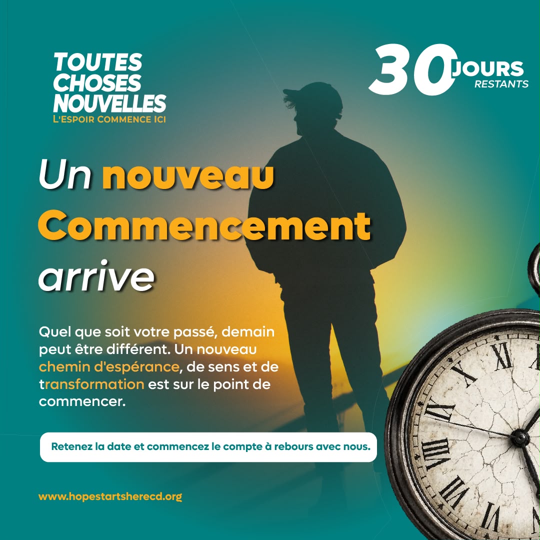 UN NOUVEAU COMMENCEMENT ARRIVE : ET SI DEMAIN ÉTAIT DIFFÉRENT ?