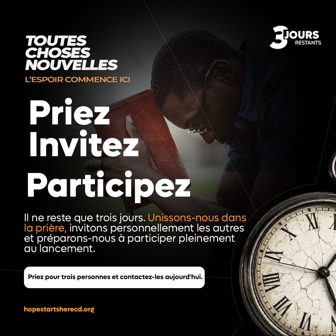 Priez, invitez, participez : La recette d'un rassemblement transformé !